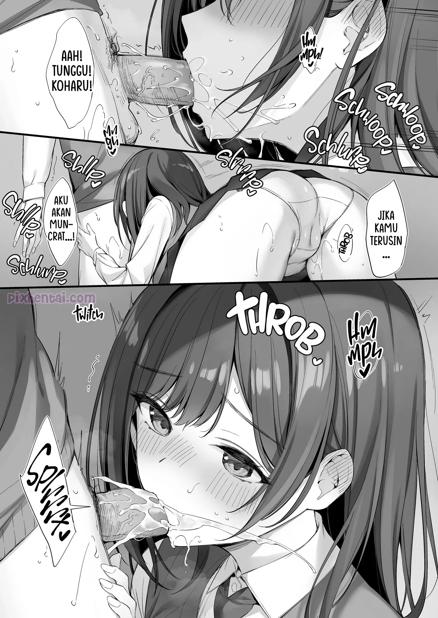 Komik hentai xxx manga sex bokep Class no Seiso na Iinchou to Yaritomo ni Natta Hanashi 18